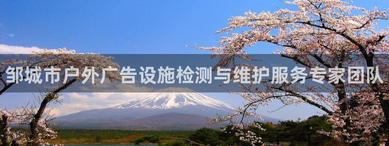 杏宇平台代理：邹城市户外广告设施检测与维护服务专家团队