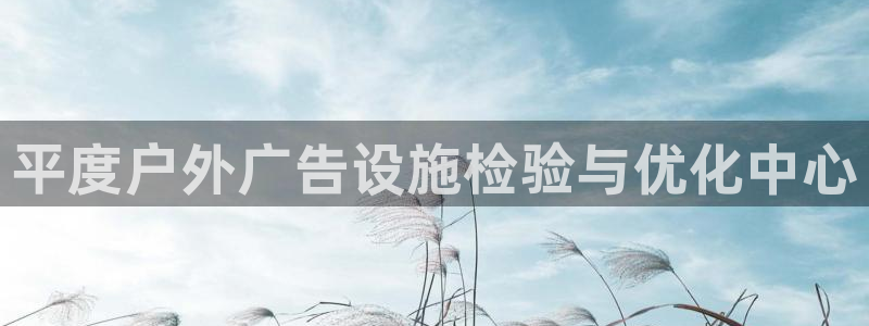 杏宇平台代理怎么样可靠吗：平度户外广告设施检验与优化中心