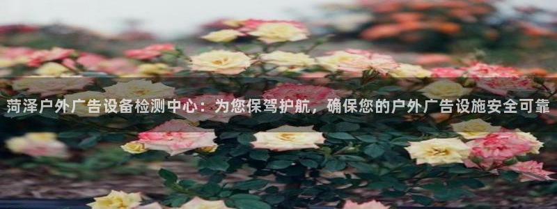 杏宇平台测速链接：菏泽户外广告设备检测中心：为您保驾护航，确保您的户外广告设施安全可靠