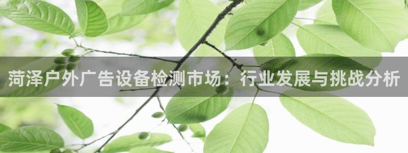 杏宇平台怎么样赚钱：菏泽户外广告设备检测